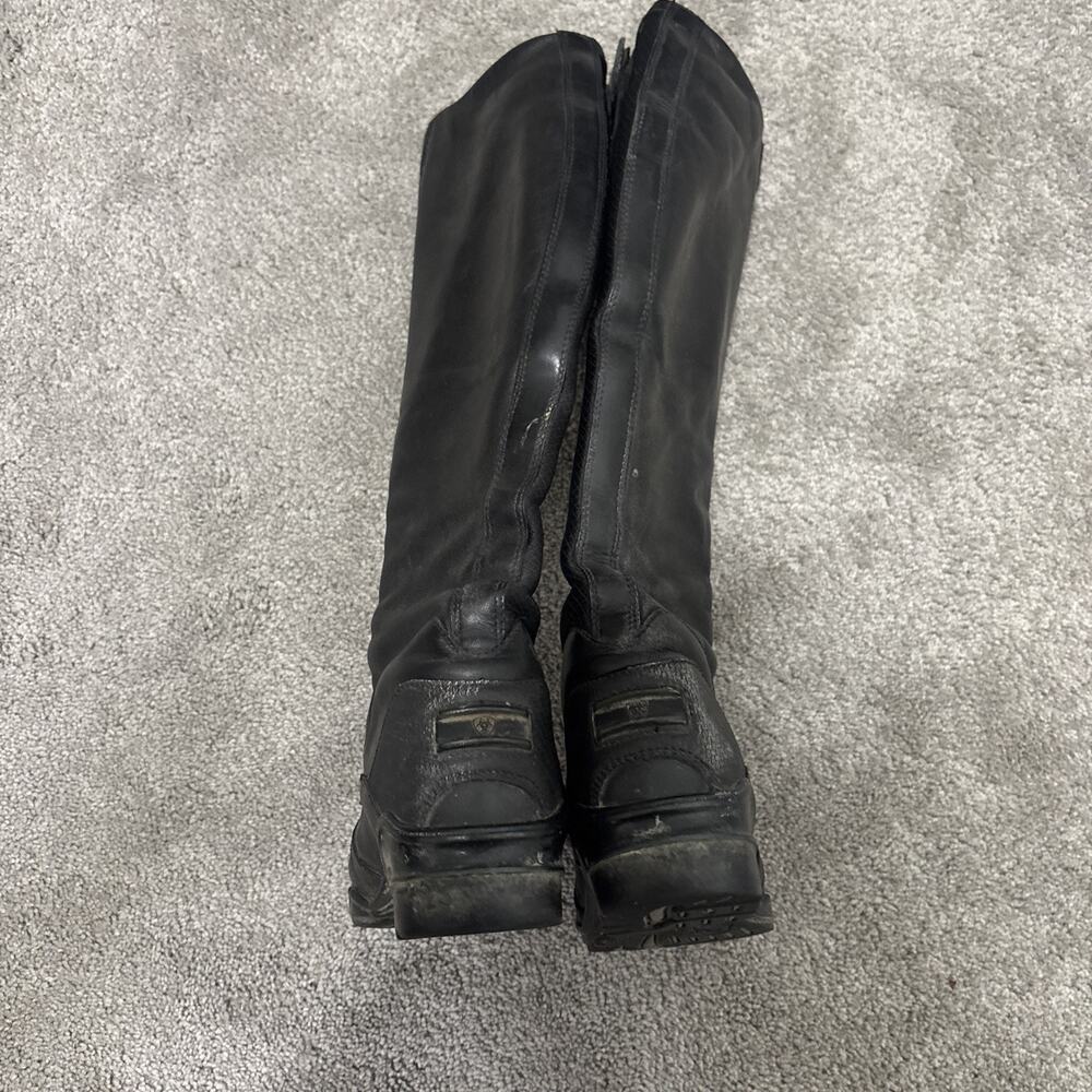 Ariat Volant Black Leather Tall Boots Size 6B Style 10010165 - Picture 2 of 7